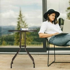 relaxdays Gartentisch »Gartentisch rund braun« -Deutschland Möbel Verkäufe 2024 1bcc3c30 7a22 5672 b70f adb6b40a18c4