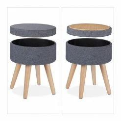 relaxdays Stauraumhocker »Runder Sitzhocker mit Tischfunktion« -Deutschland Möbel Verkäufe 2024 1c241c9c 5537 5419 996a 8c1d68efd878