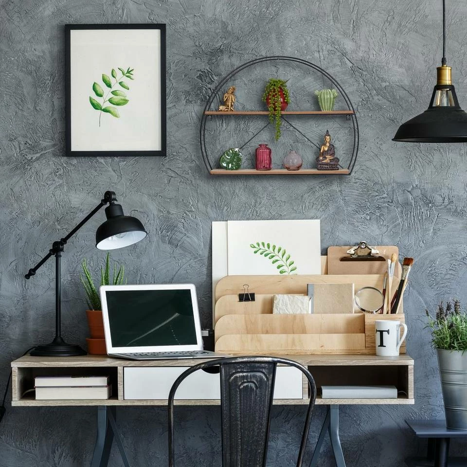 relaxdays Wandregal »Halbrundes Wandregal« 2 relaxdays Wandregal »Halbrundes Wandregal« – Bild 2