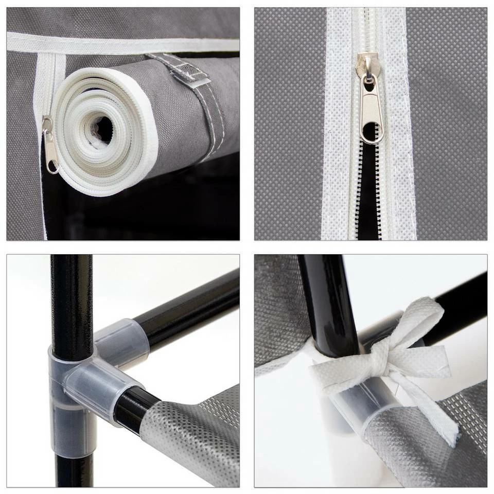 relaxdays Schuhschrank »2 x Schuhschrank VALENTIN anthrazit« 6 relaxdays Schuhschrank »2 x Schuhschrank VALENTIN anthrazit« – Bild 6