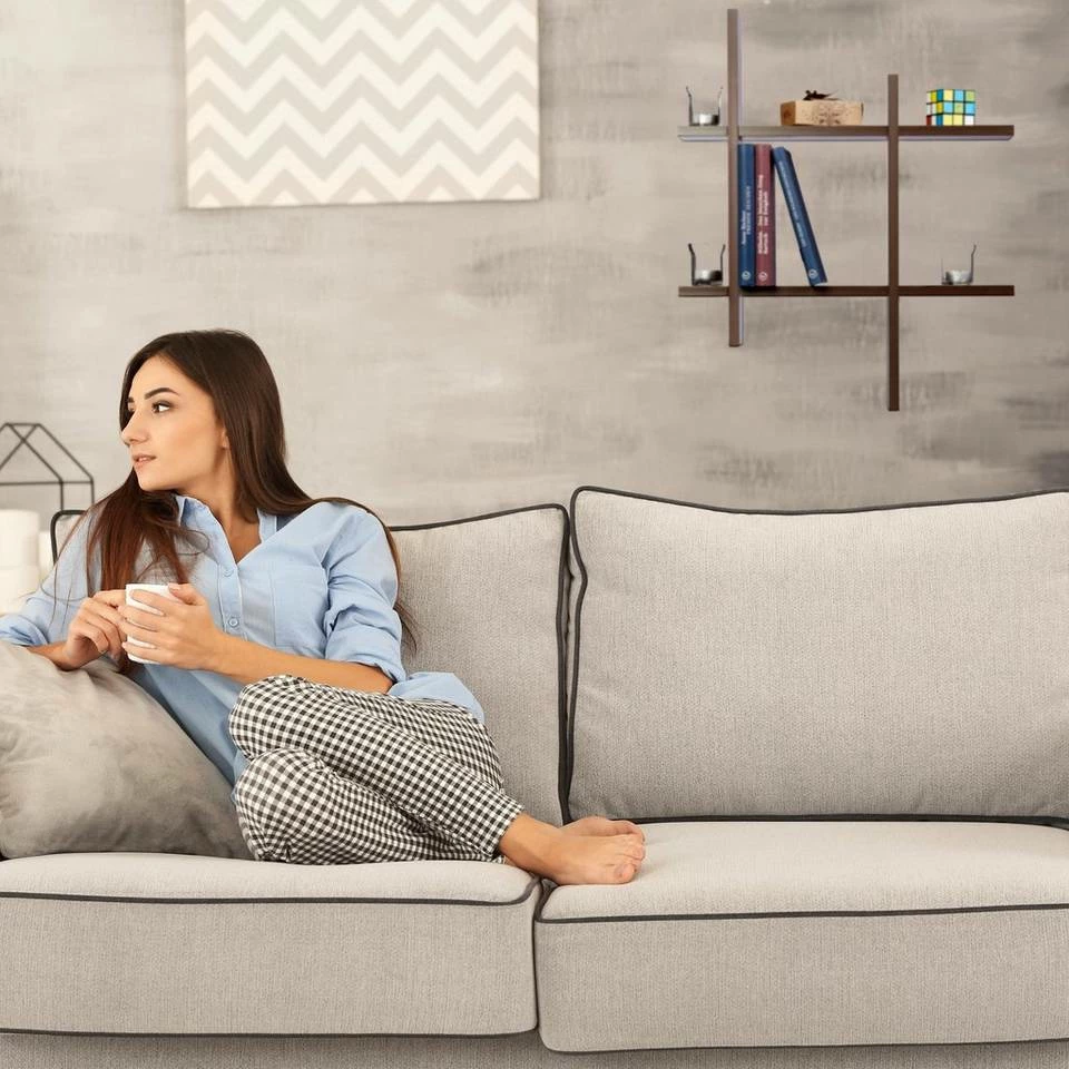 relaxdays Wandregal »Farbiges Wandregal mit 6 Fächern«, Grün Lila, Hellblau, Schwarz, Grün 3 relaxdays Wandregal »Farbiges Wandregal mit 6 Fächern«, Grün Lila, Hellblau, Schwarz, Grün – Bild 3