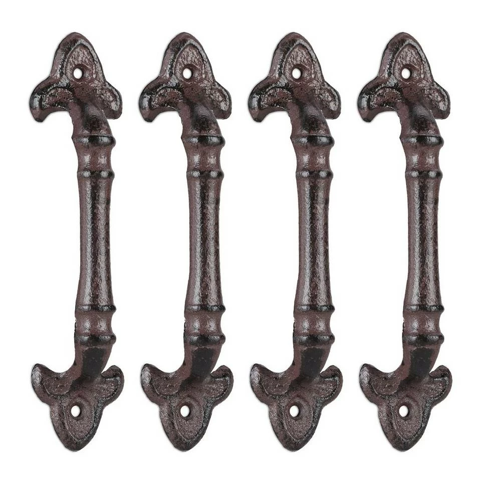 relaxdays Möbelgriff »4 x Möbelgriff Vintage braun« 1 relaxdays Möbelgriff »4 x Möbelgriff Vintage braun«