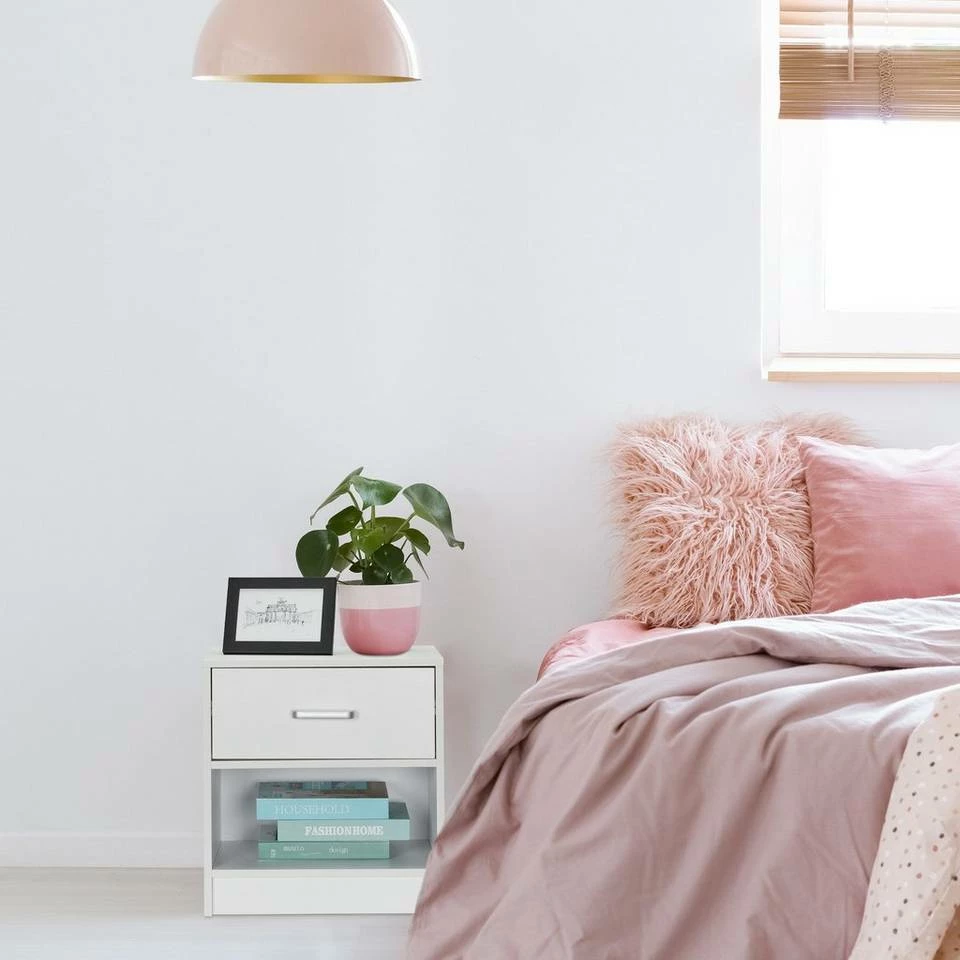 relaxdays Nachttisch »Nachttisch mit Schublade« 2 relaxdays Nachttisch »Nachttisch mit Schublade« – Bild 2