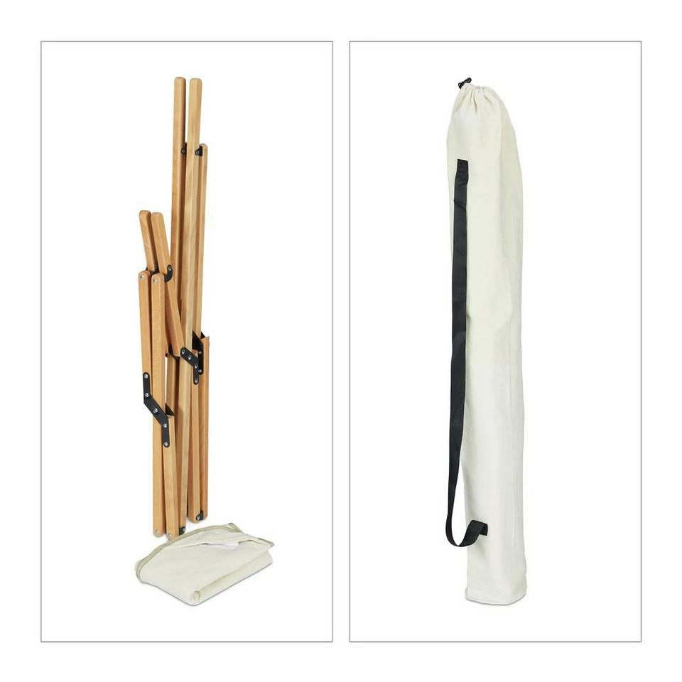 relaxdays Gartenliege »Klappbarer Liegestuhl in Beige« 6 relaxdays Gartenliege »Klappbarer Liegestuhl in Beige« – Bild 6