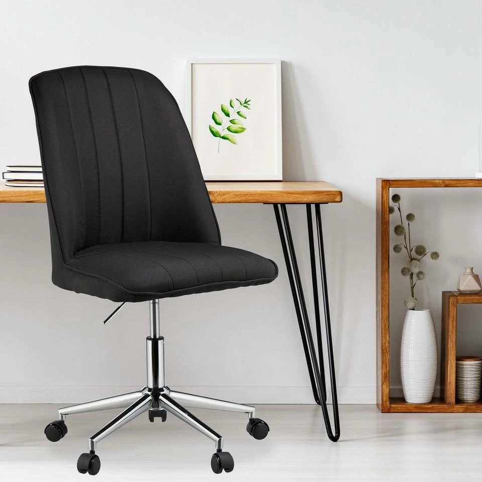 relaxdays Drehstuhl »Bürostuhl schwarz« 2 relaxdays Drehstuhl »Bürostuhl schwarz« – Bild 2