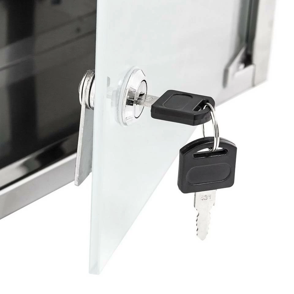 relaxdays Medizinschrank »Medizinschrank abschließbar Edelstahl« 6 relaxdays Medizinschrank »Medizinschrank abschließbar Edelstahl« – Bild 6