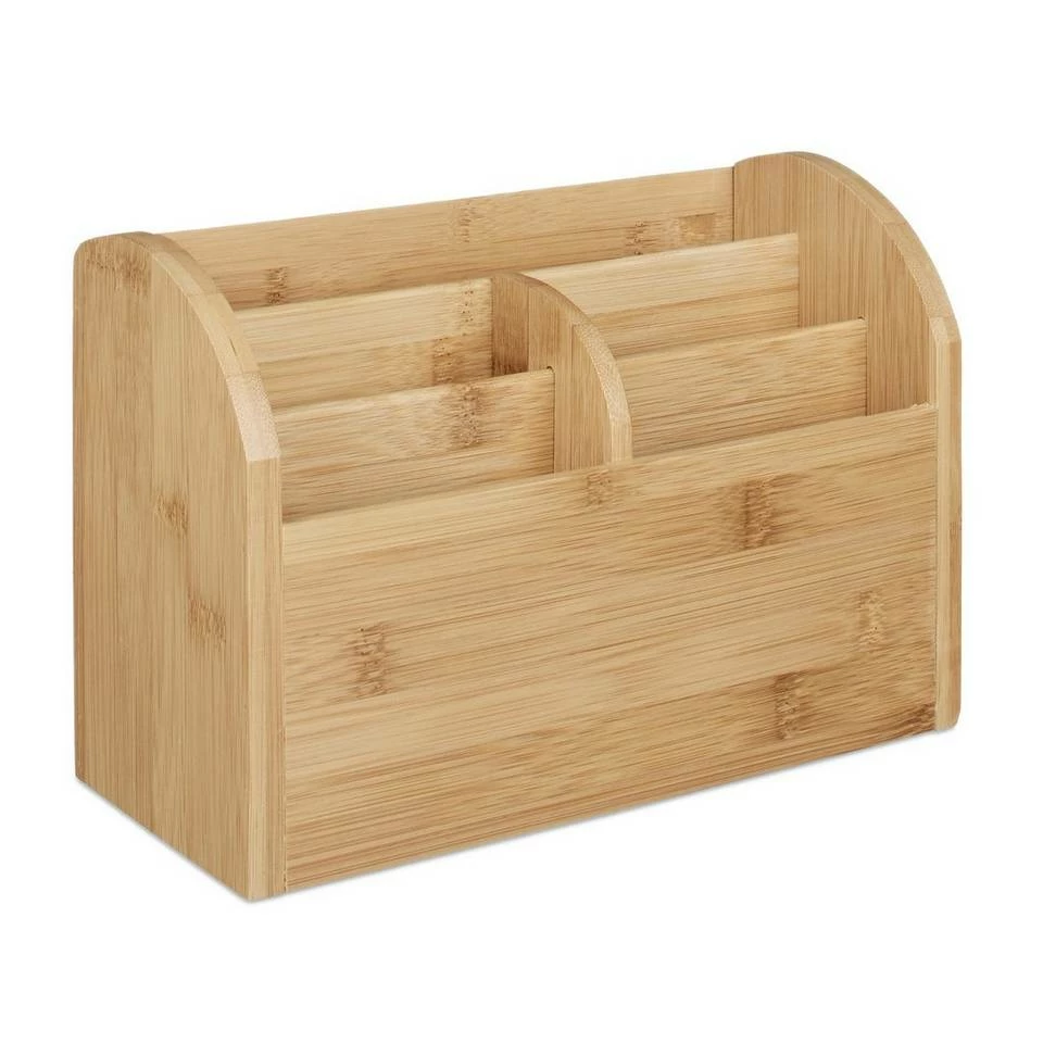 relaxdays Schreibtischaufsatz »Schreibtisch-Organizer Bambus« 6 relaxdays Schreibtischaufsatz »Schreibtisch-Organizer Bambus« – Bild 6