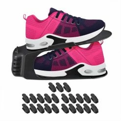 relaxdays Schuhregal »24 x Schuhstapler schwarz«