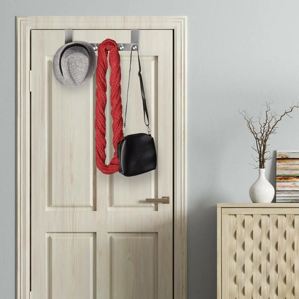 Türgarderobe »4 x Türgarderobe für stumpfe Türen«, relaxdays 2 Türgarderobe »4 x Türgarderobe für stumpfe Türen«, relaxdays – Bild 2