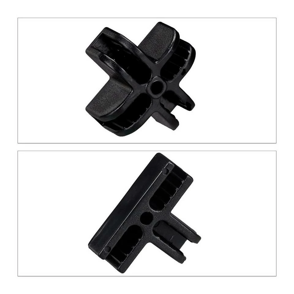 relaxdays Steckregal »80 x Verbindungsstück Steckregal schwarz« 9 relaxdays Steckregal »80 x Verbindungsstück Steckregal schwarz« – Bild 9