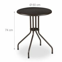 relaxdays Gartentisch »Gartentisch rund braun« -Deutschland Möbel Verkäufe 2024 21083730 8139 551e 9f18 fe4f4187241f