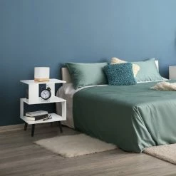 relaxdays Beistelltisch »Weißer Beistelltisch eckig« -Deutschland Möbel Verkäufe 2024 2164322f 5c99 583c 8003 fea7e2ffc7a3