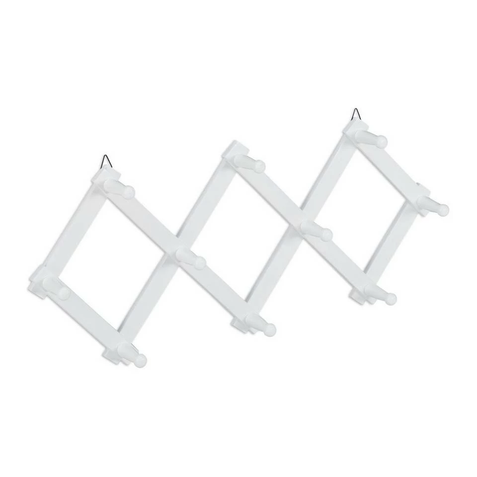 relaxdays Wandgarderobe »1 x Wandgarderobe Holz weiß faltbar« 9 relaxdays Wandgarderobe »1 x Wandgarderobe Holz weiß faltbar« – Bild 9