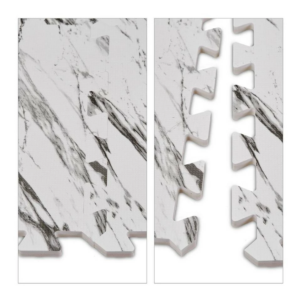 relaxdays Bodenschutzmatte »18 x Bodenschutzmatte Fitness weiß-grau« 7 relaxdays Bodenschutzmatte »18 x Bodenschutzmatte Fitness weiß-grau« – Bild 7