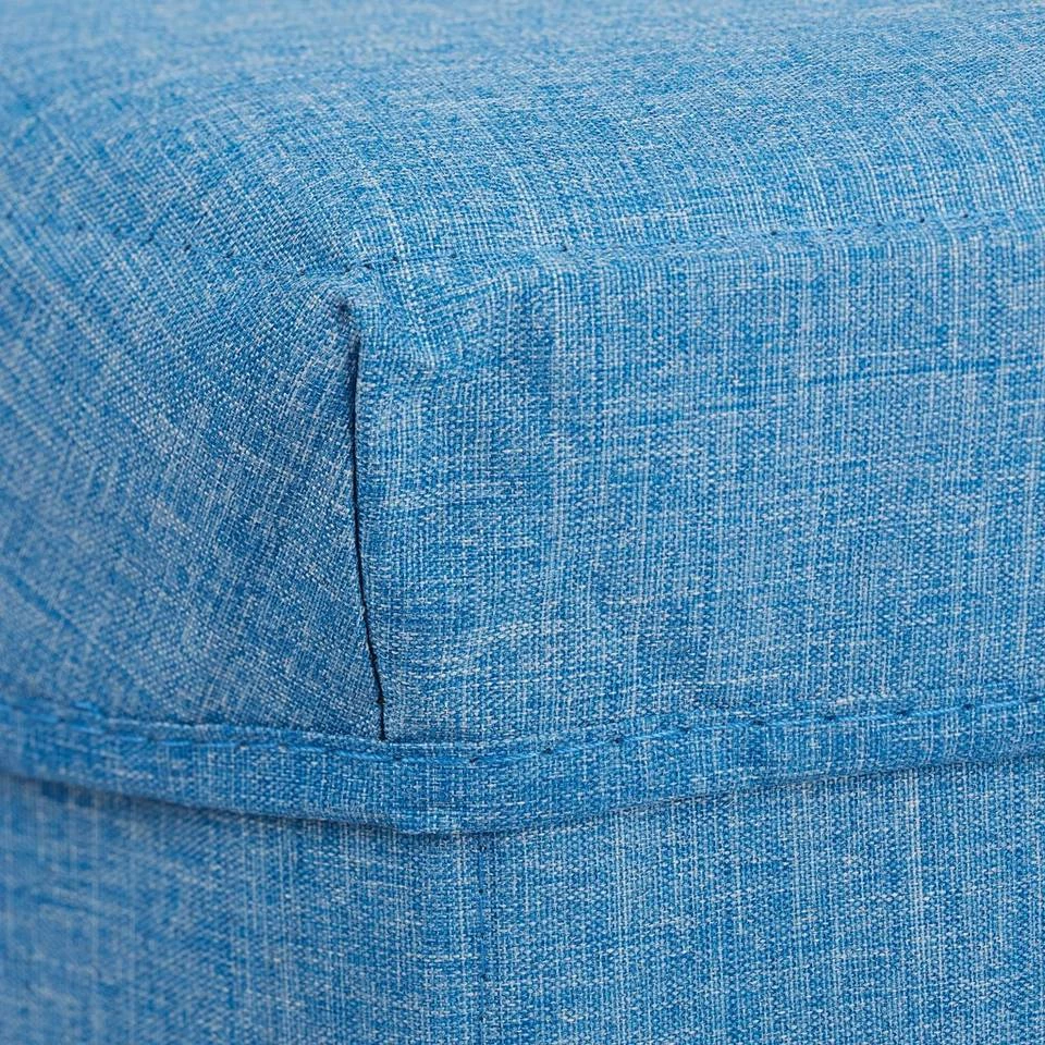 relaxdays Sitzhocker »Sitzhocker mit Stauraum«, Blau Anthrazit, Grau 7 relaxdays Sitzhocker »Sitzhocker mit Stauraum«, Blau Anthrazit, Grau – Bild 7