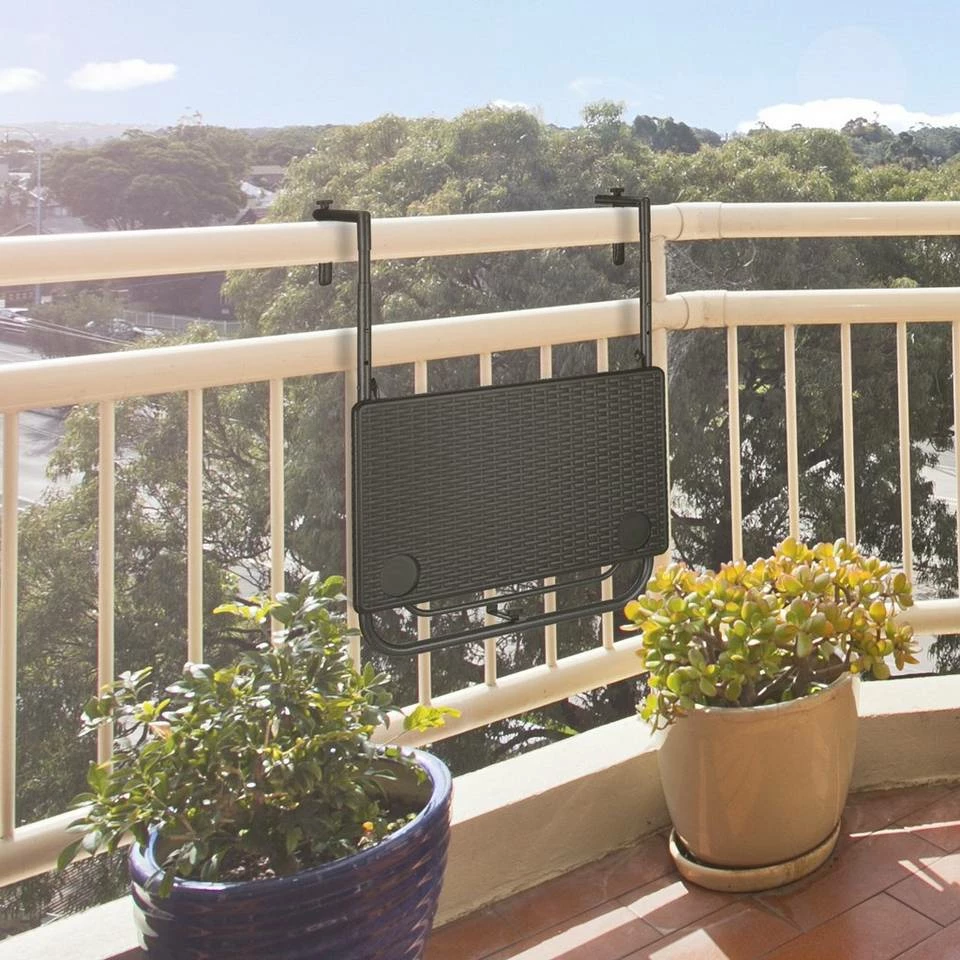 relaxdays Balkonhängetisch »Balkonhängetisch klappbar in Braun« 6 relaxdays Balkonhängetisch »Balkonhängetisch klappbar in Braun« – Bild 6