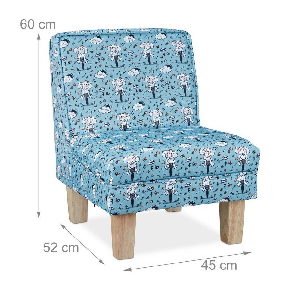 relaxdays Sessel »Kindersessel mit Elefanten-Motiv« 4 relaxdays Sessel »Kindersessel mit Elefanten-Motiv« – Bild 4