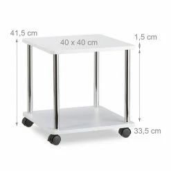 relaxdays Beistelltisch »Beistelltisch rollbar 2 Etagen«, quadratisch 12 relaxdays Beistelltisch »Beistelltisch rollbar 2 Etagen«, quadratisch -Deutschland Möbel Verkäufe 2024 250a2b4a b6df 559e 9e1b 60a3d4392870