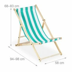 relaxdays Gartenliege »Liegestuhl Holz 2er Set«, Weiß-Blau -Deutschland Möbel Verkäufe 2024 2690e939 ce7a 560a 9032 f2b5fce34782