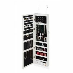 relaxdays Schmuckschrank »Schmuckschrank mit Spiegel«