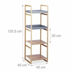 relaxdays Badregal »Bambus Badregal mit 4 Ablageflächen« 10 relaxdays Badregal »Bambus Badregal mit 4 Ablageflächen« -Deutschland Möbel Verkäufe 2024 271f5504 4598 5800 8af0 839d00dc860d