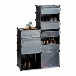 relaxdays Schuhregal »Schuhregal Kunststoff mit 12 Fächern«, Transparent Transparent Schwarz Silber, Wei&szlig; Transparent Silber, Schwarz Transparent Silber -Deutschland Möbel Verkäufe 2024 276c68d3 56b6 520e 9bb5 1d950a1aa5ab