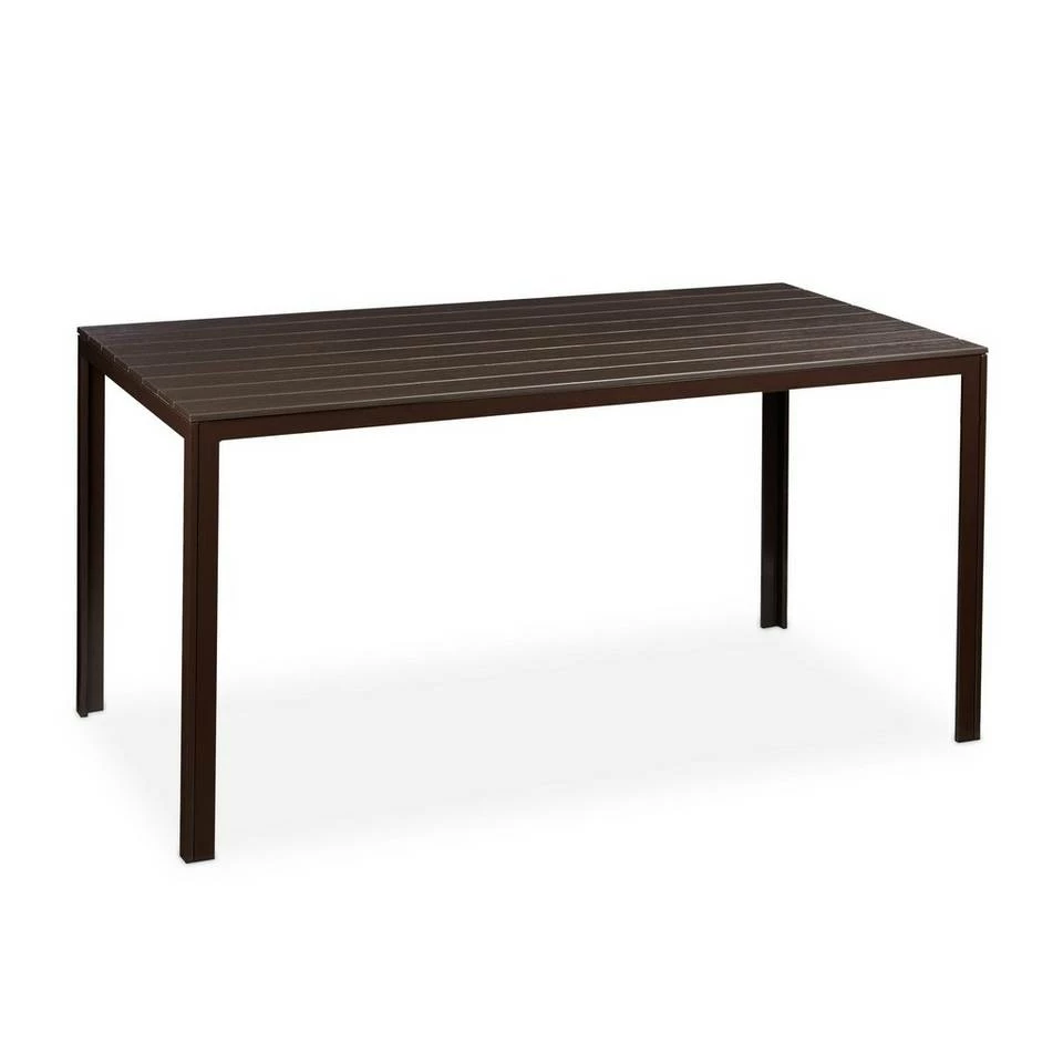 relaxdays Gartentisch »Rechteckiger Gartentisch Holzoptik« 9 relaxdays Gartentisch »Rechteckiger Gartentisch Holzoptik« – Bild 9