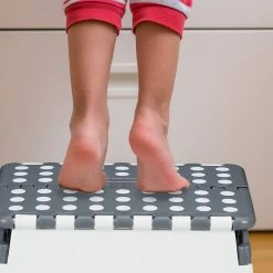 relaxdays Fußhocker »1 x klappbarer Tritthocker in Weiß-Grau« -Deutschland Möbel Verkäufe 2024 284af490 8f48 5330 8233 f429cd978d4d