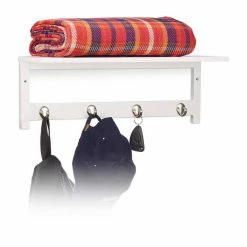 relaxdays Wandregal »Wandregal mit 4 Haken« -Deutschland Möbel Verkäufe 2024 28573cdc 2dc6 58a6 8267 de7c2934baca