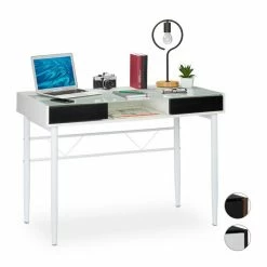 relaxdays Schreibtisch »Schreibtisch Glas«, Schwarz / Schwarz Braun Schwarz, Weiß 22 relaxdays Schreibtisch »Schreibtisch Glas«, Schwarz / Schwarz Braun Schwarz, Weiß -Deutschland Möbel Verkäufe 2024 29dd4743 de56 5bda a7fd d099dc45765c