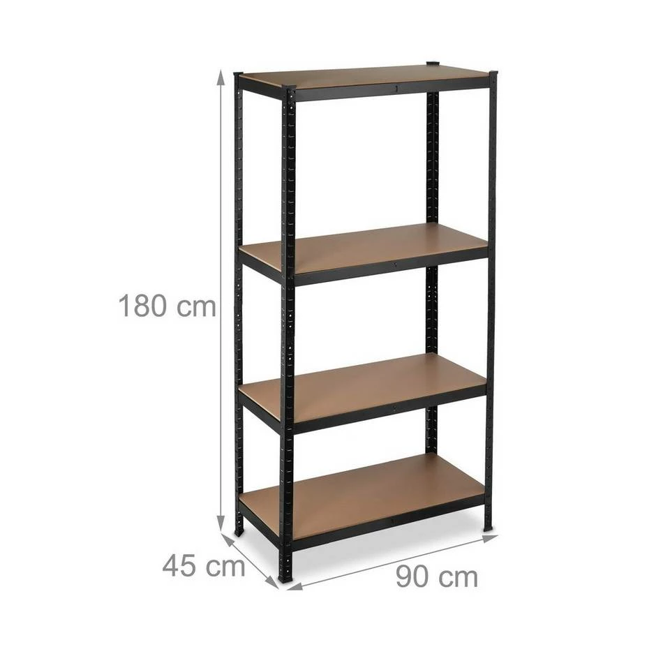 relaxdays Schwerlastregal »Schwerlastregal 1060 kg schwarz« 4 relaxdays Schwerlastregal »Schwerlastregal 1060 kg schwarz« – Bild 4