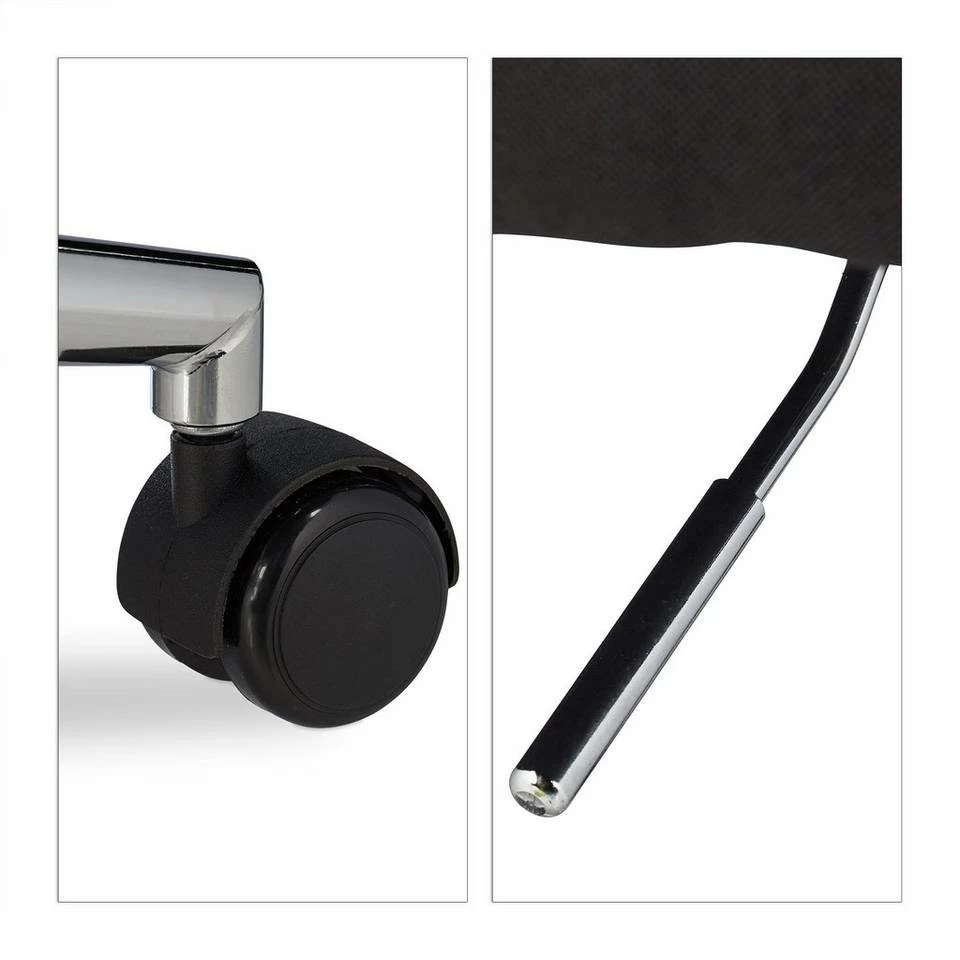 relaxdays Drehstuhl »Bürostuhl schwarz« 9 relaxdays Drehstuhl »Bürostuhl schwarz« – Bild 9