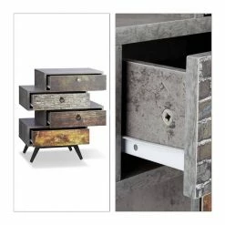 relaxdays Kommode »Vintage Kommode mit 4 Schubladen« -Deutschland Möbel Verkäufe 2024 2b4a28ae 7af1 557f bb16 9ca15f40f206