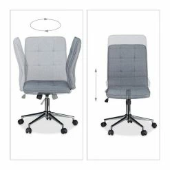 relaxdays Drehstuhl »Bürostuhl Drehstuhl«, Grau Grau Silber Schwarz, Schwarz Silber, Weiß Silber Schwarz 17 relaxdays Drehstuhl »Bürostuhl Drehstuhl«, Grau Grau Silber Schwarz, Schwarz Silber, Weiß Silber Schwarz -Deutschland Möbel Verkäufe 2024 2c64d1dc 4b50 5a75 897d 291d2ce015bc