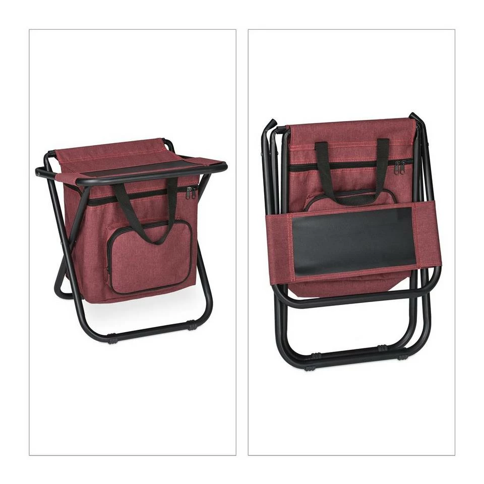 relaxdays Campinghocker »Roter Campinghocker mit Lehne« 6 relaxdays Campinghocker »Roter Campinghocker mit Lehne« – Bild 6