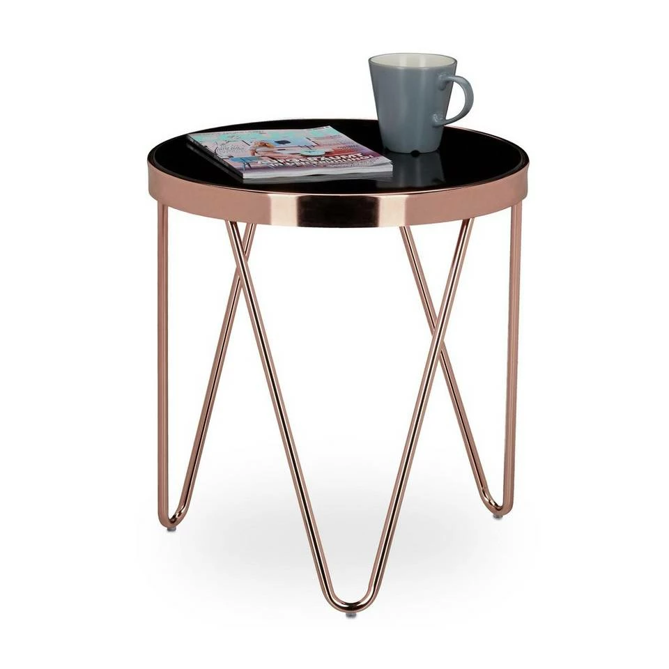 relaxdays Beistelltisch »Beistelltisch COPPER klein« 1 relaxdays Beistelltisch »Beistelltisch COPPER klein«