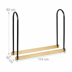 relaxdays Kaminholzregal »Kaminholzregal aus Metall & Holz«, BxTxH:30x114x92 cm -Deutschland Möbel Verkäufe 2024 2f331a2d 95d4 586a 8172 1c4377290276