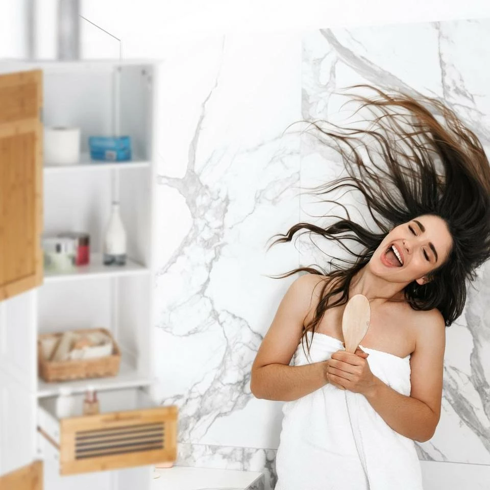 relaxdays Badregal »Badschrank hoch« 3 relaxdays Badregal »Badschrank hoch« – Bild 3