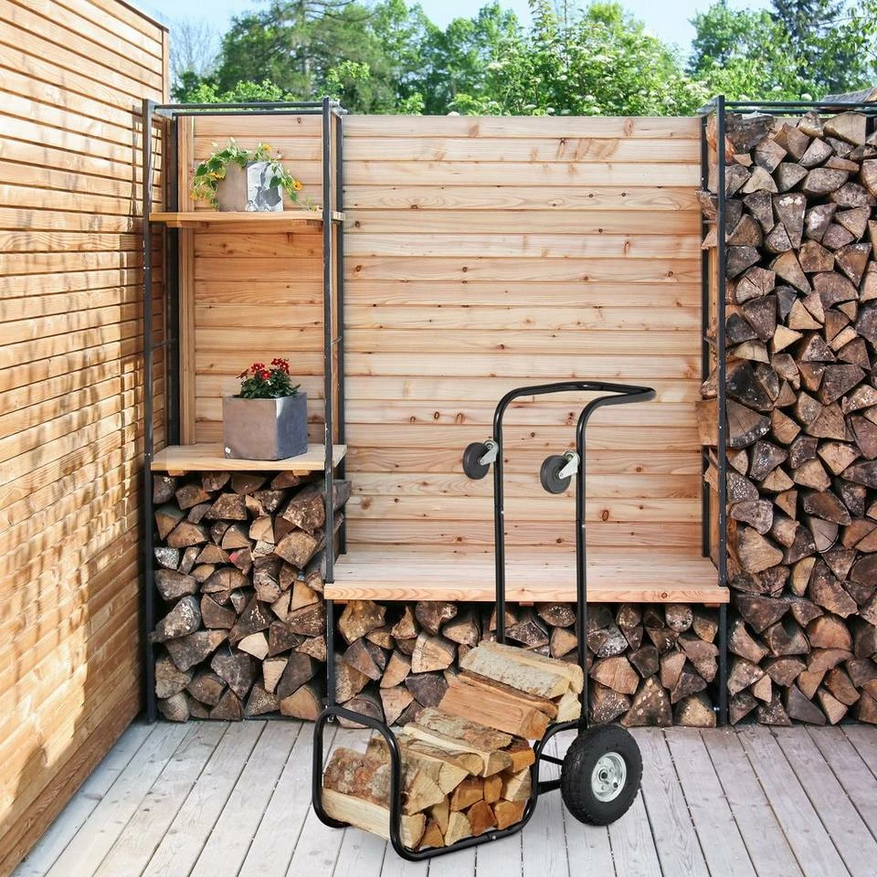 relaxdays Kaminholzregal »Kaminholzwagen 2in1«, BxTxH:74x51.5x109 cm 2 relaxdays Kaminholzregal »Kaminholzwagen 2in1«, BxTxH:74x51.5x109 cm – Bild 2