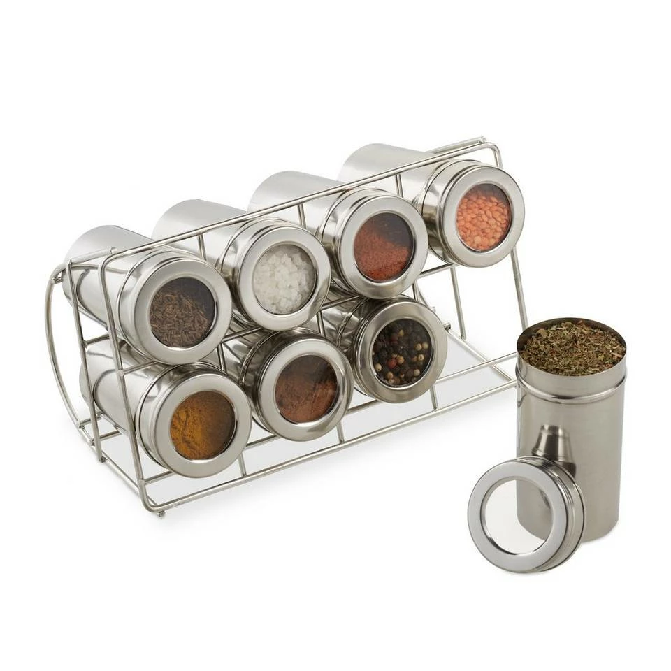 relaxdays Gewürzständer »Gewürzregal mit 8 Dosen« 1 relaxdays Gewürzständer »Gewürzregal mit 8 Dosen«