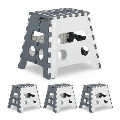 relaxdays Tritthocker »4 x Tritthocker klappbar L«