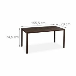 relaxdays Gartentisch »Rechteckiger Gartentisch Holzoptik« 12 relaxdays Gartentisch »Rechteckiger Gartentisch Holzoptik« -Deutschland Möbel Verkäufe 2024 32972028 7b77 53bf 9e61 2154cfdb1176