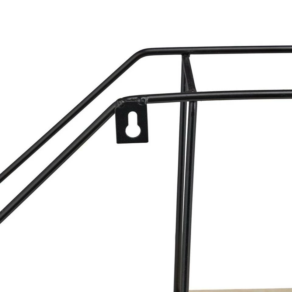 relaxdays Wandregal »Wandregal Achteck 7 Ablagen« 6 relaxdays Wandregal »Wandregal Achteck 7 Ablagen« – Bild 6