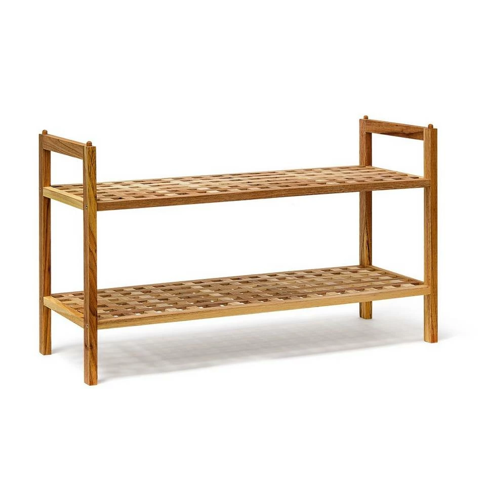 relaxdays Schuhregal »Schuhregal Walnuss stapelbar« 8 relaxdays Schuhregal »Schuhregal Walnuss stapelbar« – Bild 8