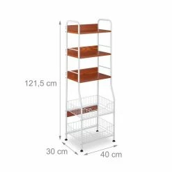 relaxdays Küchenregal »Küchenregal 5 Ebenen«, Weiß Schwarz Braun, Weiß Braun 13 relaxdays Küchenregal »Küchenregal 5 Ebenen«, Weiß Schwarz Braun, Weiß Braun -Deutschland Möbel Verkäufe 2024 339f94a9 250a 58b8 a0d0 79d4d3e857a2