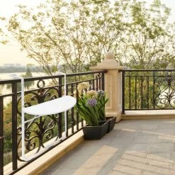 relaxdays Balkonhängetisch »Balkonhängetisch BASTIAN klappbar«, Braun Wei&szlig;, Schwarz -Deutschland Möbel Verkäufe 2024 33aca28f 7854 5218 a258 2496309ae076