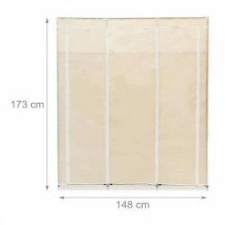 relaxdays Stoffschrank »1 x Stoffkleiderschrank XXL beige« -Deutschland Möbel Verkäufe 2024 347f1575 6157 565c 8162 2f61b67d96f8