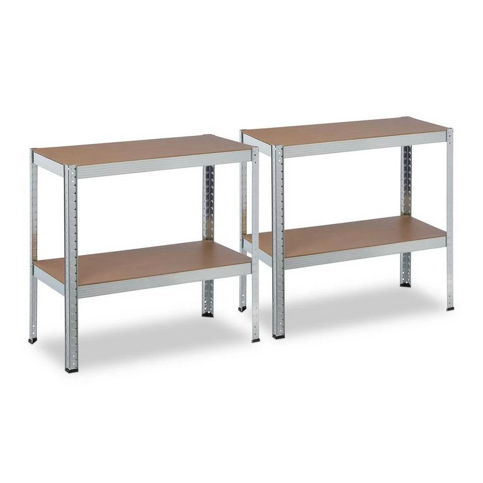 relaxdays Schwerlastregal »Verzinktes Schwerlastregal mit 4 Böden« 6 relaxdays Schwerlastregal »Verzinktes Schwerlastregal mit 4 Böden« – Bild 6