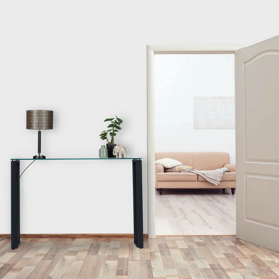 relaxdays Konsolentisch »Konsolentisch mit Glasplatte« 2 relaxdays Konsolentisch »Konsolentisch mit Glasplatte« – Bild 2