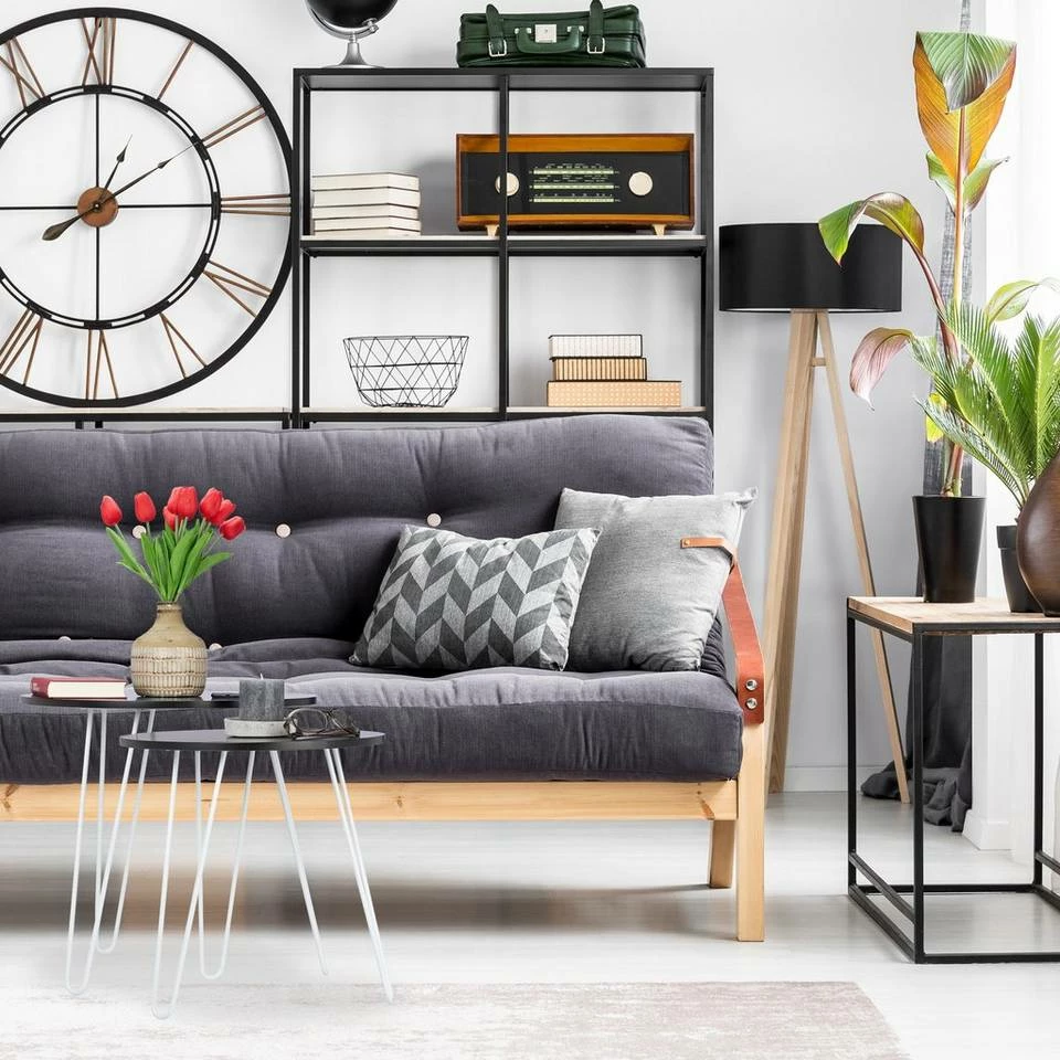 relaxdays Beistelltisch »2er Set Beistelltisch rund«, Schwarz Weiß Schwarz, Weiß 2 relaxdays Beistelltisch »2er Set Beistelltisch rund«, Schwarz Weiß Schwarz, Weiß – Bild 2